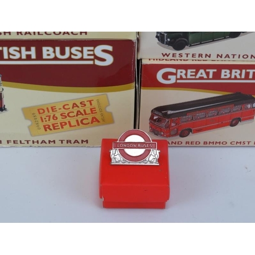 190 - A large collection of Great British Buses Atlas Editions die-cast models. Comprising a twenty three ... 