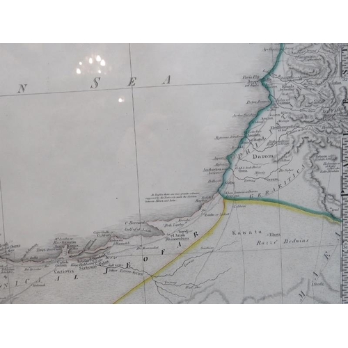 252 - William Faden - An engraved map of ‘Lower Egypt and the Adjacent Deserts’. ‘With a Part of Palestine... 