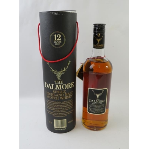 336 - The Dalmore 12 year old single malt Scotch whisky in tube,  1980s bottling. 70cl, 40% vol.