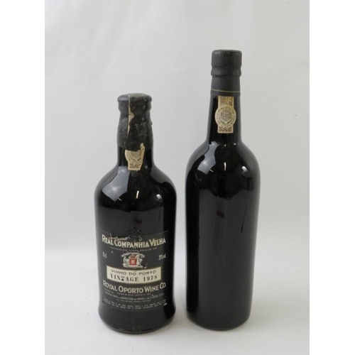 356 - 2 bottles: Real Companhia Velha 1978 vintage port; Royal Oporto do Porto 1967 Late Bottled vintage p... 