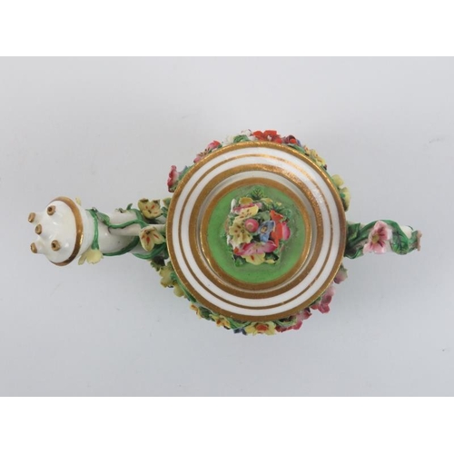 50 - A Derby rose water sprinkler, Robert Bloor period, circa 1825 – 1848. Modelled in the form of a wate... 