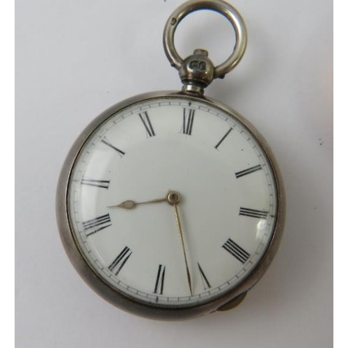 505 - Lever Brothers New York; a Half Hunter Cased Pocket-watch, the signed white enamel dial with black R... 