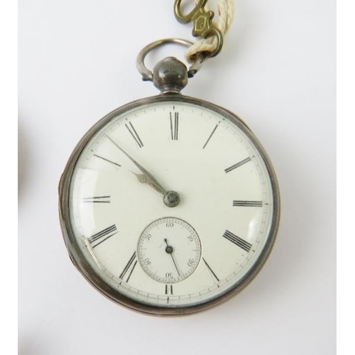 505 - Lever Brothers New York; a Half Hunter Cased Pocket-watch, the signed white enamel dial with black R... 