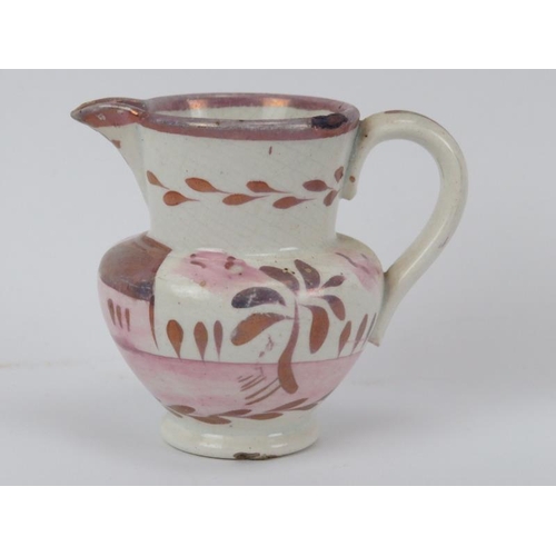 51 - A variety of antique cream jugs and miniature jugs, 19th/early 20th century. Comprising a Chamberlai... 