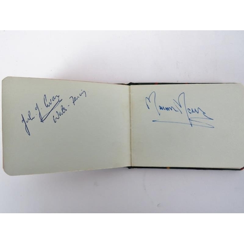 79 - A vintage British autograph album, circa 1950s/60s. Comprising William Earl Johns (English WWI pilot... 