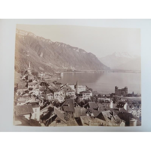 87 - A collection of antique topographical photographs of Great Britain and Europe, late 19th/early 20th ... 