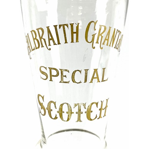 47 - A large Victorian Galbraith Grant & Co Special Scotch whisky glass dispenser, 19th century. With bra... 