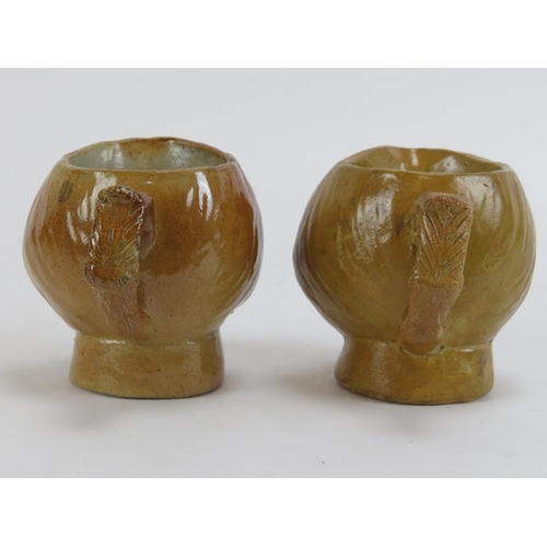 172 - Two salt glazed stoneware character jugs, 19th century. (2 items) cm height, cm height.
Condition re... 