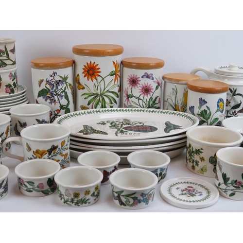 178 - A large collection of Portmeirion 'The Botanic Garden' pattern ceramic kitchen wares and a part tea ... 