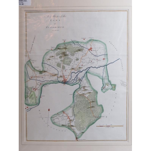 220 - Three Edward Hasted ‘Hundred’ maps, first edition, circa 1778. Comprising Hundred of Maidstone, Lowy... 