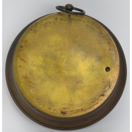 247 - A Scottish aneroid barometer by Lennie Opticians of Edinburgh, late 19th/early 20th century. 13.6 cm... 