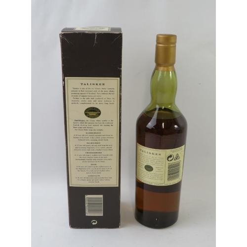 315 - A bottle of Talisker Map 10 year old single malt Scotch whisky in box, 1990s bottling, 70cl, 45.8% v... 