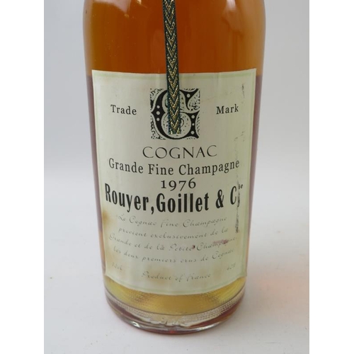 327 - A bottle of Royer Goillet 1976 Grande Fine Champagne Cognac, 70cl, 40% vol