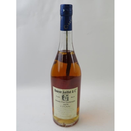 327 - A bottle of Royer Goillet 1976 Grande Fine Champagne Cognac, 70cl, 40% vol