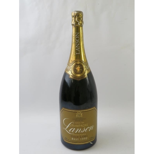 338 - One magnum of Lanson Gold Label Brut Champagne 1990, 150cl.