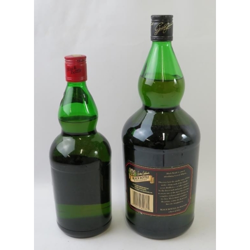 339 - 2 bottles: One magnum of Black Bottle Scotch whisky, 1990s bottling, 100cl, 40% vol; One bottle of B... 