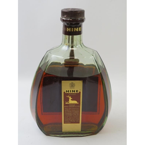 346 - A litre bottle of Hine VSOP Vieille Fine Champagne Cognac, 1990s bottling, 100cl, 40% vol. NOTE: Low... 