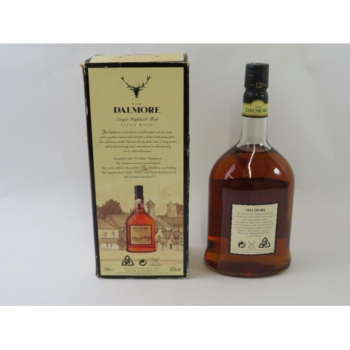 362 - One litre bottle of The Dalmore Single Malt Scotch Whisky aged 12 years, 100cl, 43% vol, boxed, earl... 