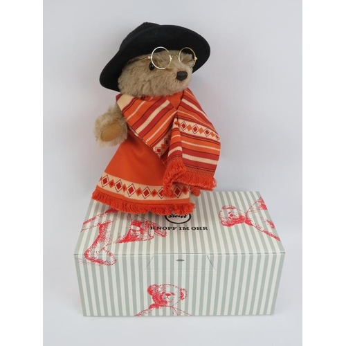 63 - A Steiff Limited Edition Paddington Bear's Aunt Lucy. With buttoned white tag (691010), dark beige m... 