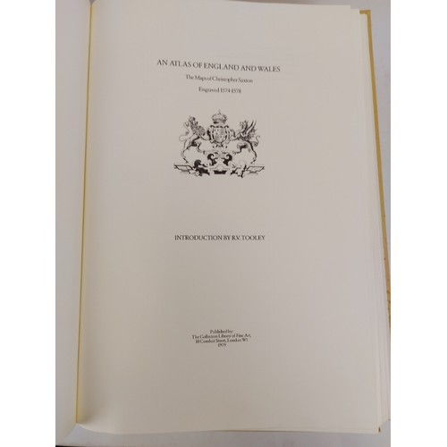 237 - Two map books. Comprising An Atlas of England and Wales - The Maps of Christopher Saxton introduced ... 