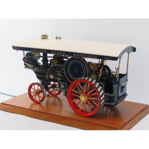 112 - A William Allchin agricultural steam traction engine model by Taylor Hemmens Ltd of Market Harboroug... 