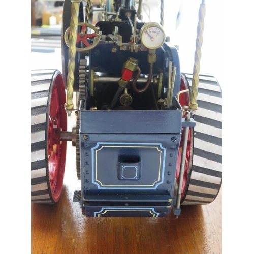 112 - A William Allchin agricultural steam traction engine model by Taylor Hemmens Ltd of Market Harboroug... 