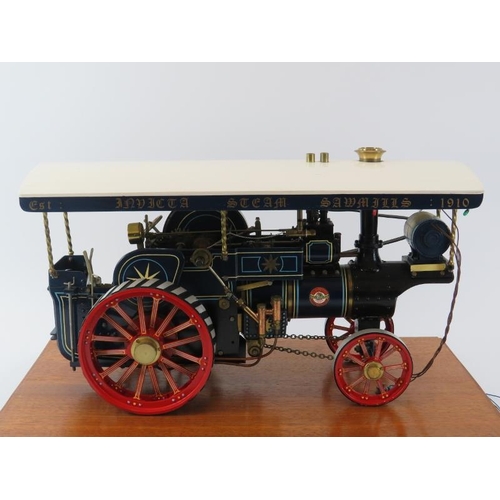 112 - A William Allchin agricultural steam traction engine model by Taylor Hemmens Ltd of Market Harboroug... 