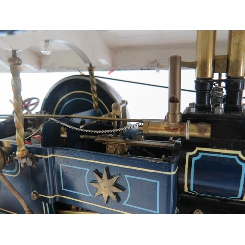 112 - A William Allchin agricultural steam traction engine model by Taylor Hemmens Ltd of Market Harboroug... 