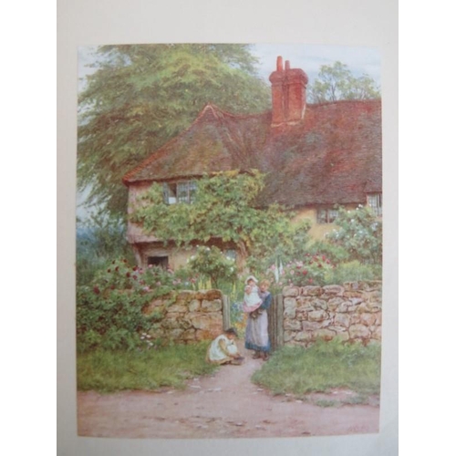 133 - ‘The Cottages Homes of England’ drawn by Helen Allingham and described by Stewart Dick. Includes six... 