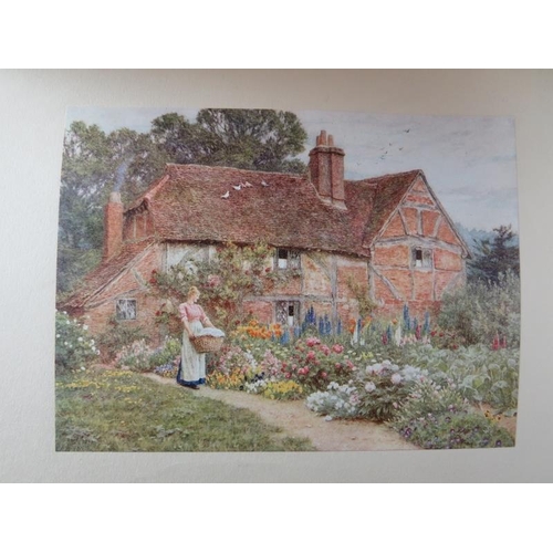 133 - ‘The Cottages Homes of England’ drawn by Helen Allingham and described by Stewart Dick. Includes six... 