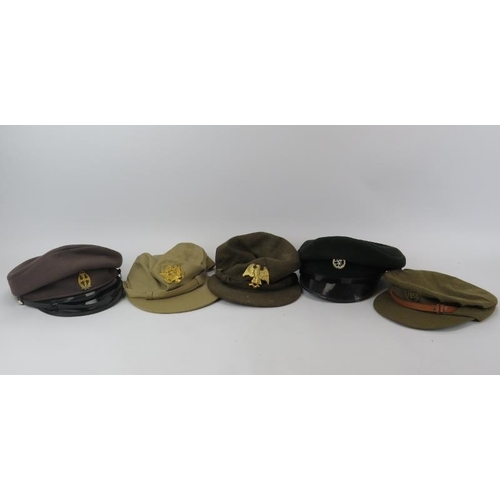 227 - A Women’s Army Auxiliary Corps cap, a Queen Alexandra’s Royal Army Nursing Corps cap, an ATS cap, a ... 