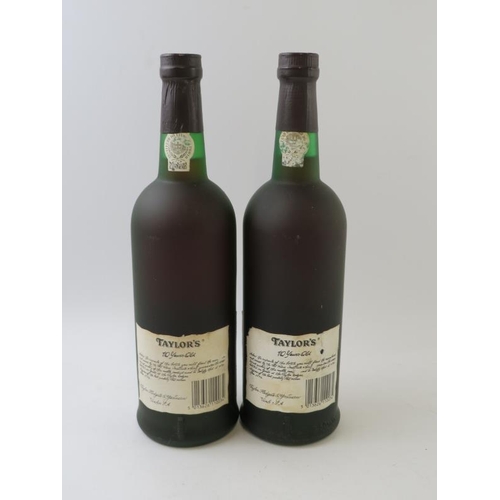 302 - 2 bottles of Taylor's 10 year old port, 2000s bottling, 70cl, 20% vol. (2)