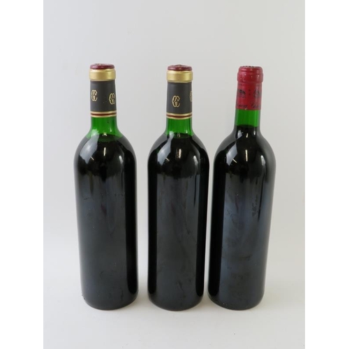 314 - 3 bottles: 2 bottles of Chateau Talbot 1986, St Julien 4th growth red wine, 75cl; 1 bottle of Chatea... 