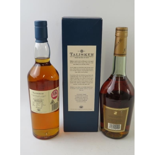 337 - 2 bottles: 1 bottle of Talisker Skye 10 year old malt Scotch whisky, 70cl, 45% vol, boxed, 1990s bot... 