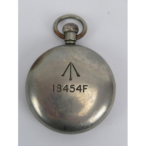 101 - A WWI RFC watch, by H Williamson LTD, London, number 18454F.  Diameter 58mm.
Condition report:  Crac... 