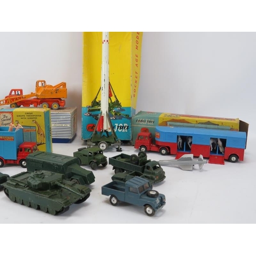 278 - A group of Corgi and Dinky die-cast model toy vehicles. Some with original boxes as illustrated. (Qu... 