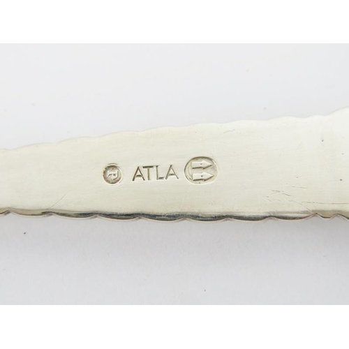 355 - A quantity of good quality silver plated Danish cutlery by ATLA and DANA, including table and desser... 