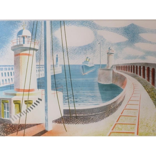 504 - Eric Ravilious 1903 - 1942, framed and glazed limited edition giclee of 250 modern reproductions of ... 