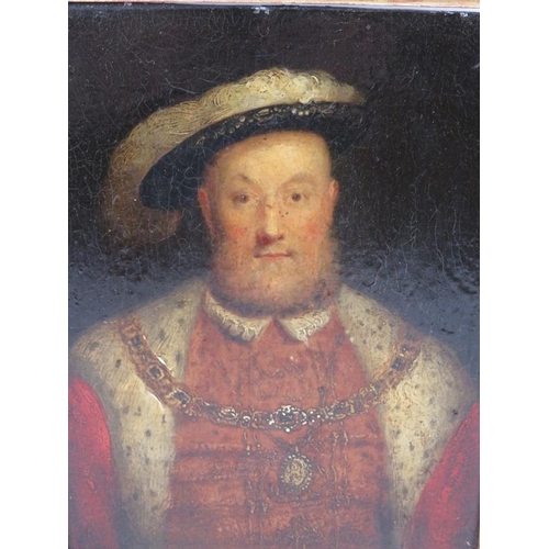 533 - An excellent 19th Century portrait study of Henry VIII mounted in a gilt frame, very well executed. ... 