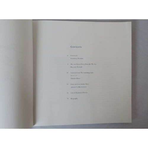 542 - Tracy Emin (1963). Exhibition Book: At Turner Contemporary 'She Lay Down Deep Beneath the Sea'. Publ... 