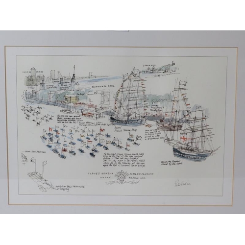 567 - Peter Kent, Greenwich based artist now in his 90's originally from Colchester, sketch artist.  This ... 