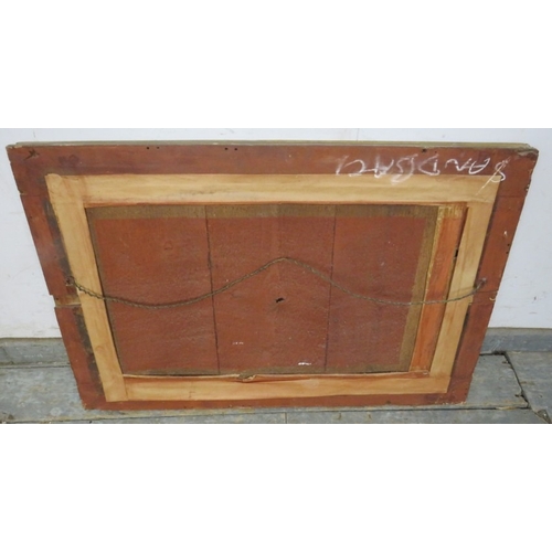 737 - A gilt Regency mirror with five pieces of mirror separated with carved mouldings.  
Condition report... 