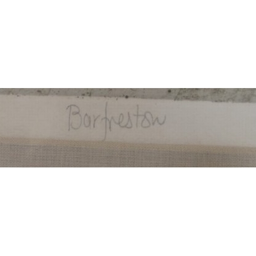 518 - Valerie Thornton framed and glazed etching 'Barfrestow' limited edition 66/75. Signed and dated 1979... 