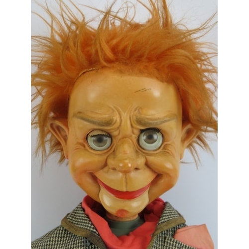 162 - A vintage ‘Mr Parlanchin’ ventriloquist dummy, circa 1960’s/70’s. 70 cm approximate height.
Conditio... 