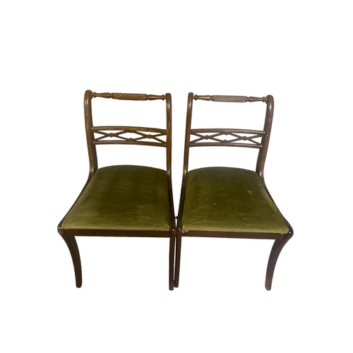 329 - Pair of Regency Style Chairs