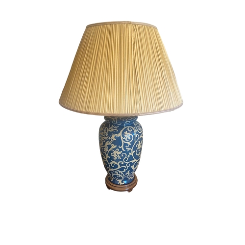 344 - Quality Table Lamp & Shade , 70 cm H