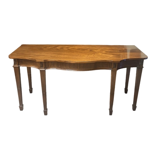 397 - Impressive Mahogany 6 Leg Console Table 
184cm W 75cm D 86cm H