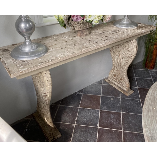 526 - Rustic Style Console Table 
150cm W 46cm D 81cm H