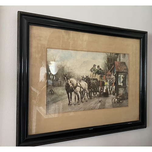 78 - 19C Stagecoach Print
72cm x 56cm Including Frame