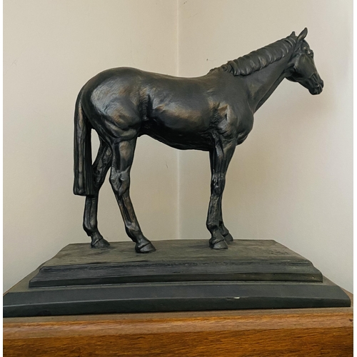 99 - Racehorse on Mahogany Stand
47cm W 26cm D 48cm H